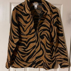Very stylish! Tiger print jacket